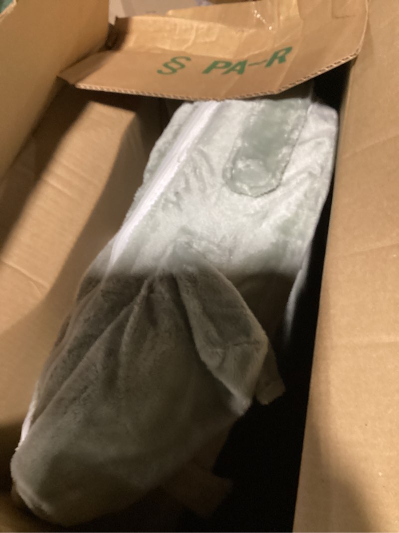 Condition photo showing New/Like New for My Brest Friend Super Deluxe Nursing Pillow - Enhanced Comfort & Ergonomic Breastfeeding Pillow for Ultimate Support For Mom & Baby - Adjustable and with Handy Side Pocket, Platinum Platinum Super Deluxe