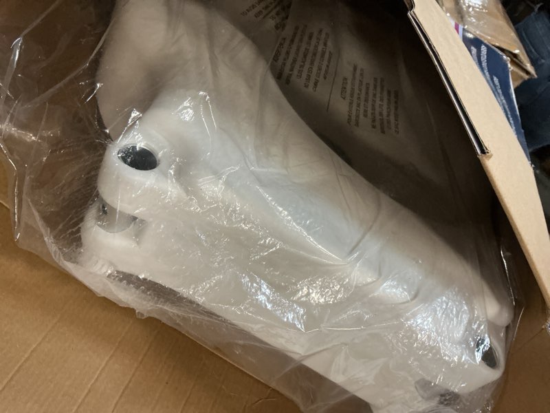 Condition photo showing Good Condition for Drive Medical 2-in-1 Raised Toilet Seat with Removable Padded Arms - Elevated Bathroom Safety Support - Secure Locking Attachment - Easy Height Assistance - Durable Plastic Construction Standard