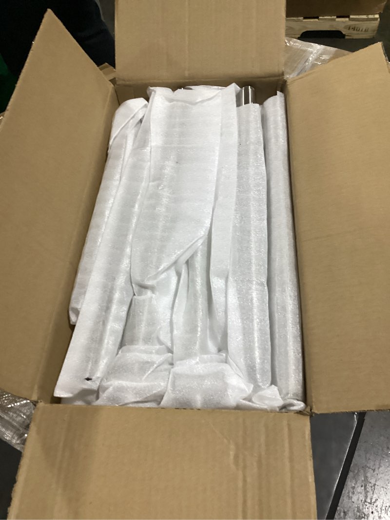 Condition photo showing New/Like New for livabber standing towel rack, 304 stainless steel 2-tier towel holder stand with marble base, modern stylish tall shower towel bar for bathroom accessories, pool?brushed nickel?