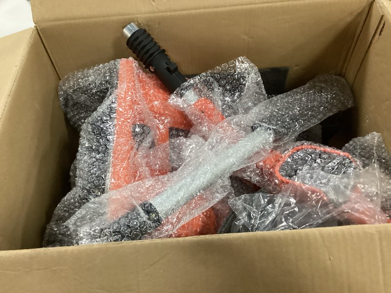 Condition photo showing As Is for Saker Cordless Snow Shovel Electric - 22V Brushless Snow Blower with 2X 5.0 Batteries & Charger - 12" Width 20FT Throwing Distance Lightweight Snow Remover for Driveway, Sidewalk, Patio(2 Batteries) Saker cordless snow shovel — 2-Batteries Kit