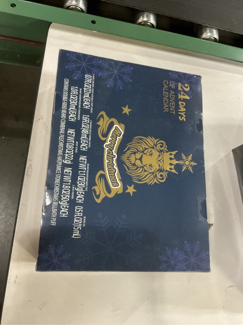 Condition photo showing New/Like New for (EXP 2028/07). Advent Calendar 2025 for Adults, BODY & EARTH 24-Day Mens Advent Skincare Calendar 24PCS Beard Care Grooming Set, 2025 Beauty Countdown Calendar Christams Holiday Suprise Gift for Dads Boyfriend Blue