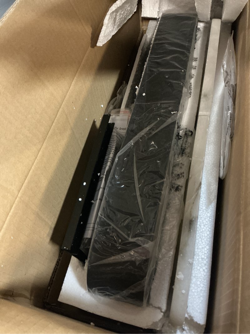 Condition photo showing Good Condition for black modern wall sconces for living room, marble sconce wall light fixtures for bedroom, alabaster sconce lighting for entryway bathroom, 1 pack