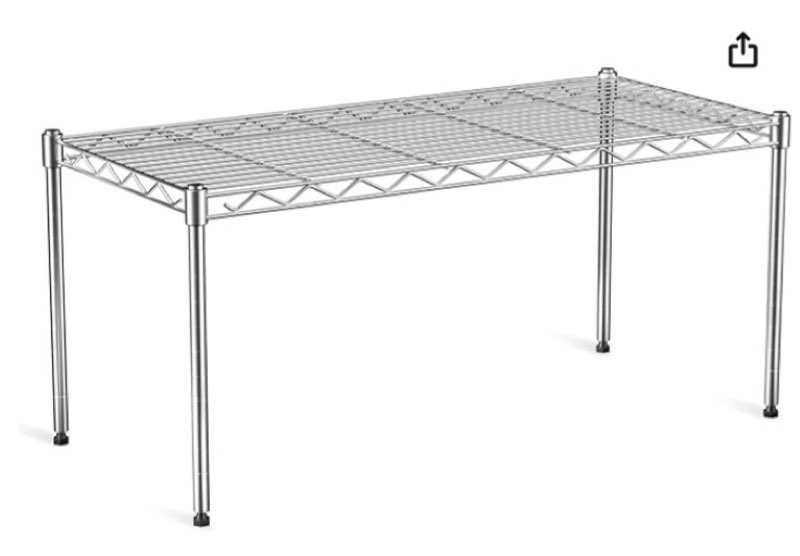 similar tier wire shelf rack,30\" wx14 dx17 h,single metal shelves rack,height adjustable metal wire shelving unit and storage for kitchen,cabinet,countertop,under-sink,closet,pantry,studio