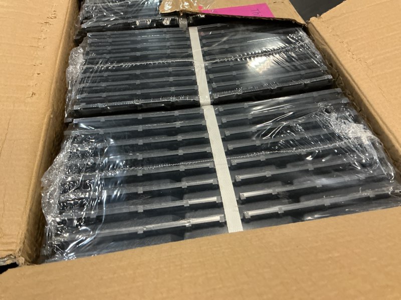 Condition photo showing New/Like New for vancastle 36 pack interlocking deck tiles, 12"x12" patio pavers, heavy duty plastic outdoor flooring with drainage, waterproof non-slip snap-together tiles for balcony, poolside, garage, dark grey 12"x12" dark gray 36