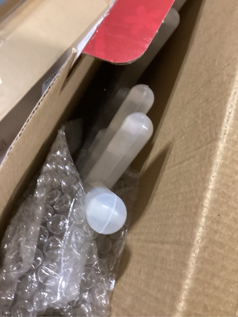 Condition photo showing New/Like New for Alpine Corporation 24" Tall Indoor/Outdoor Hanging Snowflake Decoration with 102 LED Lights, Winter Ornament Christmas Holiday Decor Cool White Snowflake