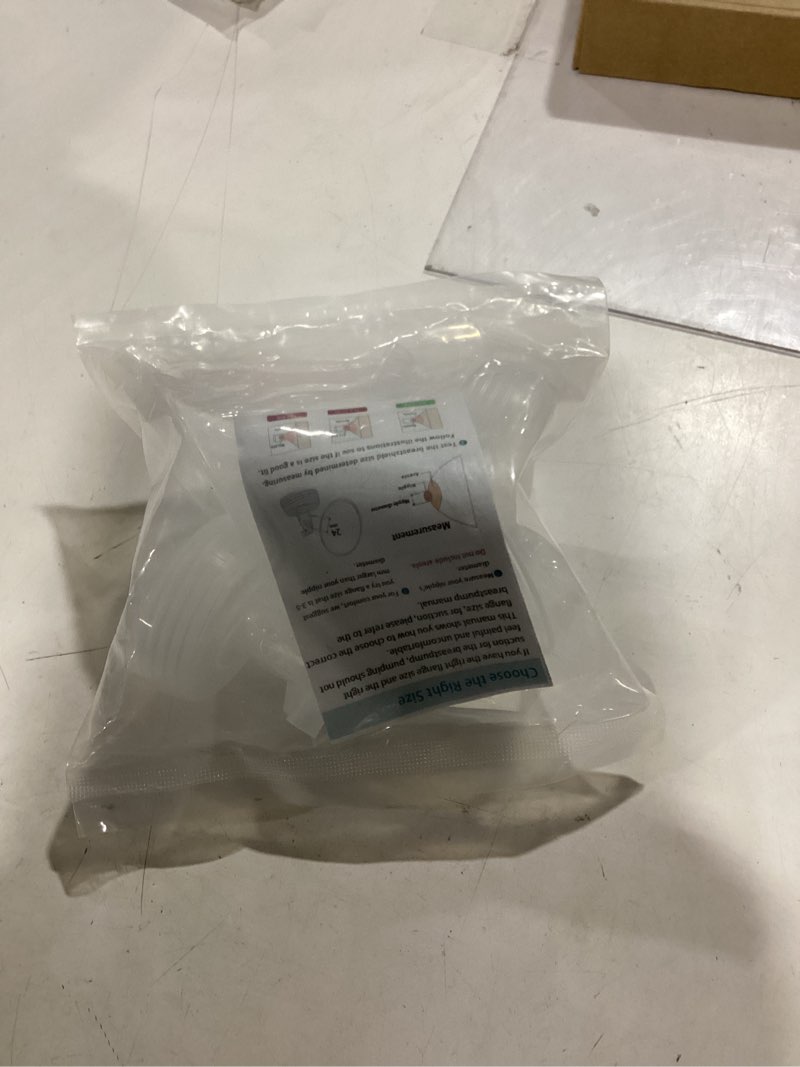 Condition photo showing New/Like New for 18mm flange compatible with spectra s1 s2 9 plus synergy gold breastpump replacement to spectra pump parts and flange; not original; replaces shield 18 mm