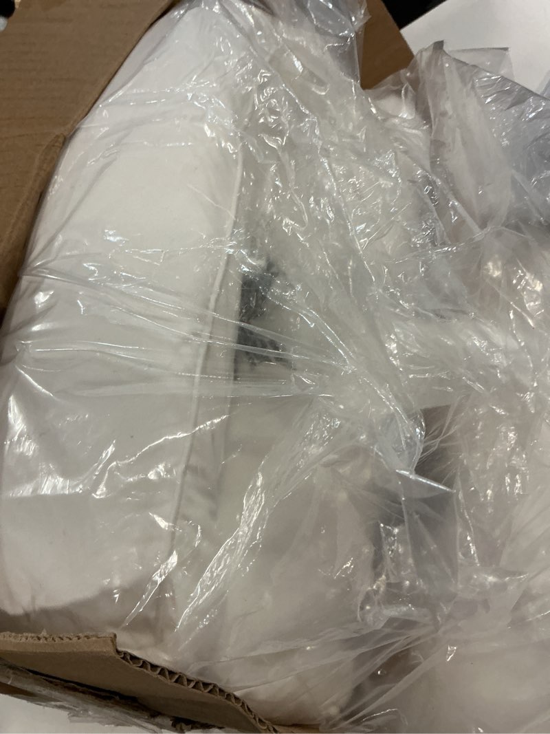 Condition photo showing Good Condition for hotel grand goose feather down fiber pillows queen size set of 2, 100% cotton cover, medium firm, hotel collection 2inch gusseted bed pillows for back, stomach or side sleepers, 18"x26", white queen/jumbo