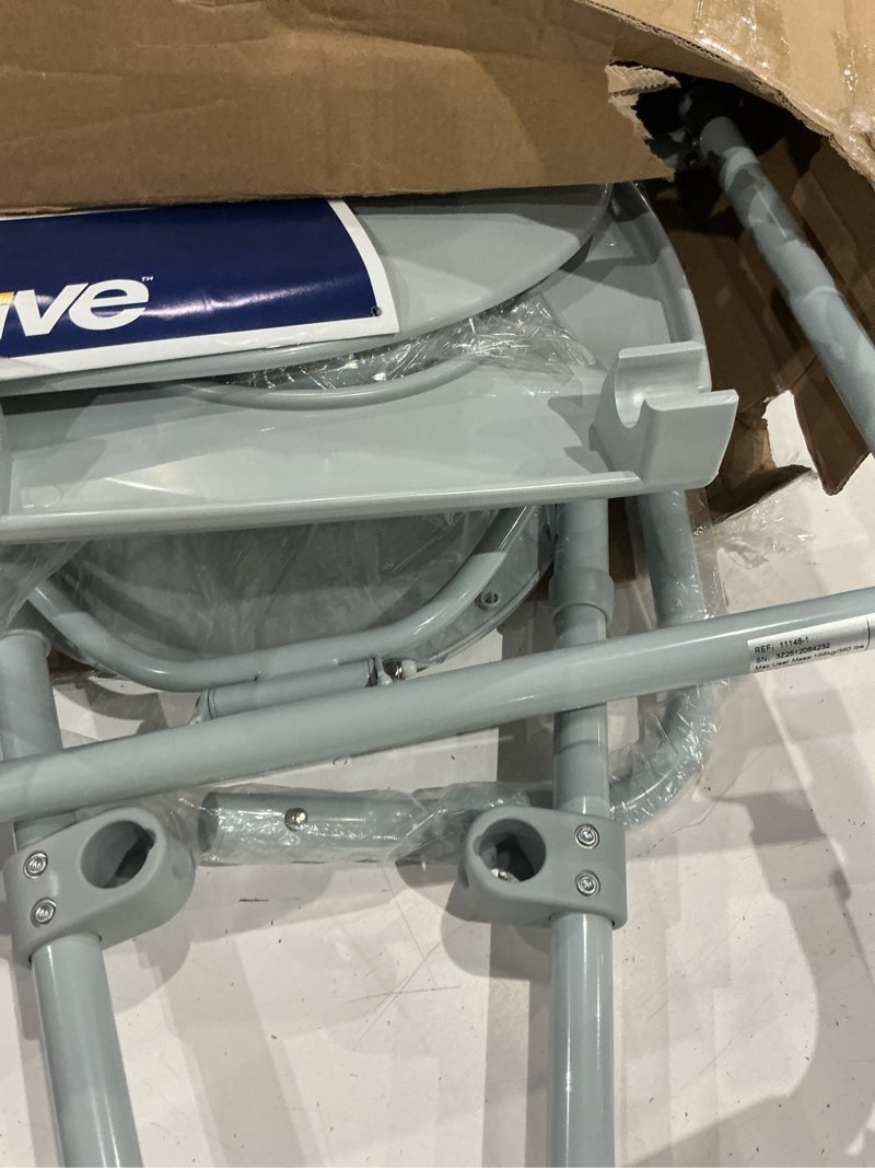 Condition photo showing As Is for commode, folding,1/cs