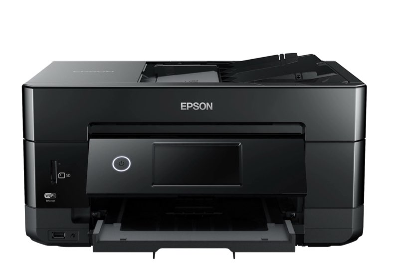 epson xp-830 wireless color photo printer with scanner, copier & fax, amazon dash replenishment ready, c11ce78201, 1