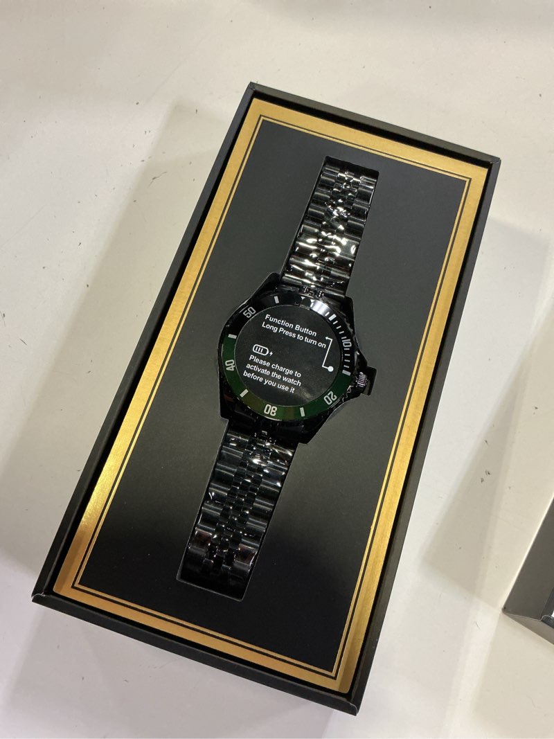 Condition photo showing Good Condition for souyie gpt smart watch with bluetooth call,1.19-inch amoled display, 24/7 heart rate, blood oxygen, blood pressure, sleep monitor, 107 sports fitness tracker, compatible android and ios black green