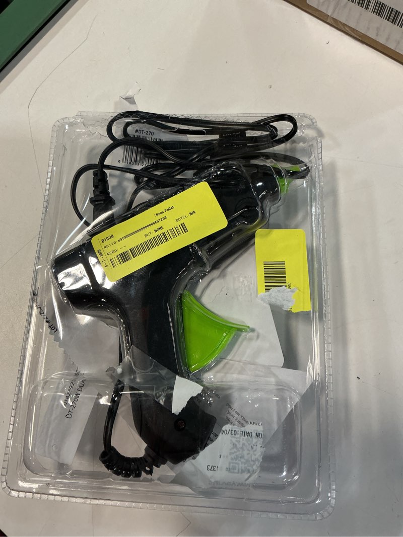 Condition photo showing Good Condition for surebonder dt-270 dual temperature 40w full size hot melt glue gun-uses 7/16" d glue sticks, trigger, green/black