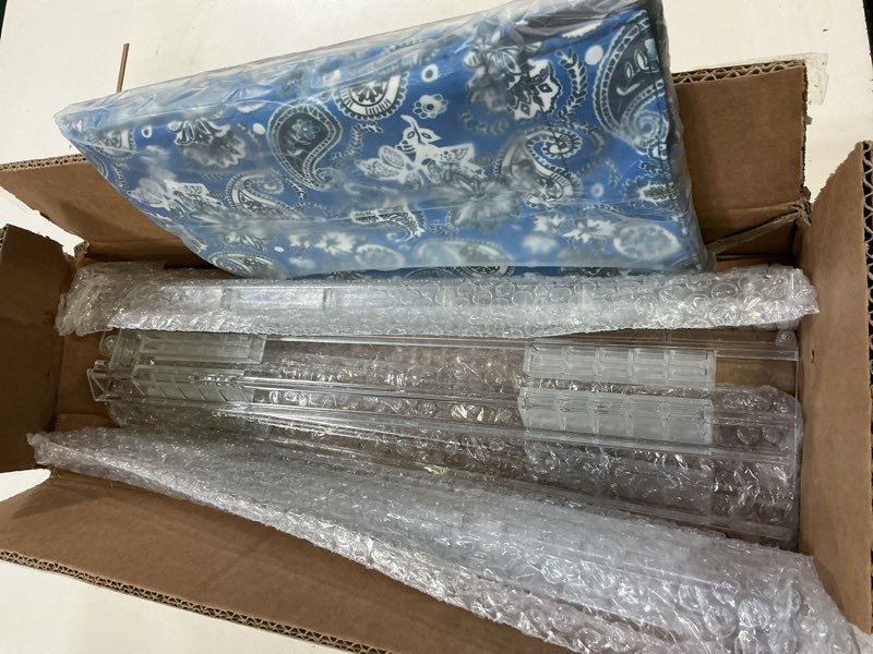 Condition photo showing Good Condition for non-slip mahjong racks with rotating pushers & double-layer nylon bag, 4-pack clear acrylic mah jongg rack, complete american mahjong accessories for travel & game night (transparent)
