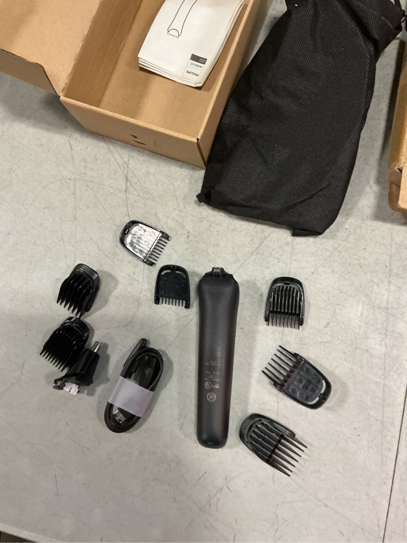 Condition photo showing Good Condition for norelco philips all-in-one 3000 series 13 in 1 trimmer for men, beard trimmer & head hair clipper, full metal self-sharpening blades & 8 length settings, mg3939/50