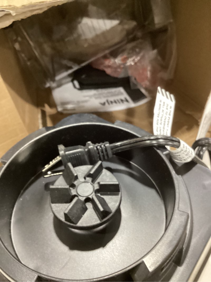 Condition photo showing As Is for Ninja BN701 Professional Plus Blender, 1400 Peak Watts, 3 Functions for Smoothies, Frozen Drinks & Ice Cream with Auto IQ, 72-oz.* Total Crushing Pitcher & Lid, Dark Grey 64 oz. Blender + Total Crushing Pitcher