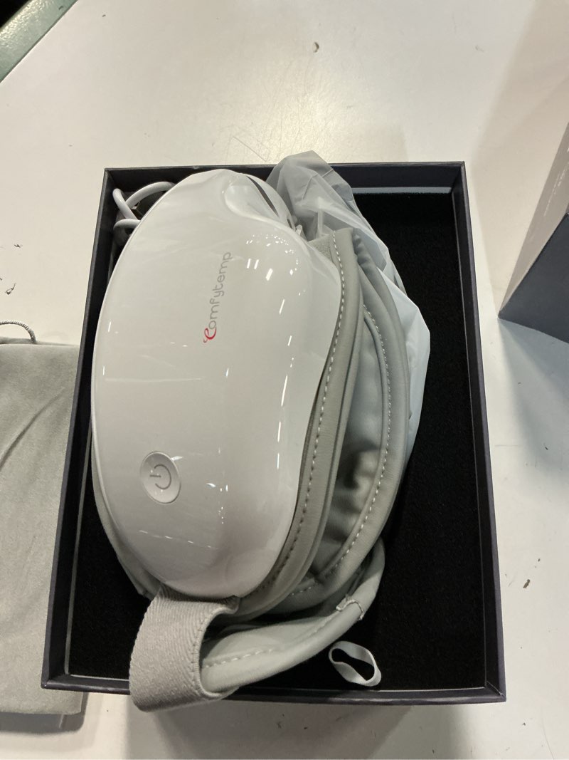 Condition photo showing Good Condition for comfytemp eye massager with heat, birthday gifts for mom wife women men dad, fsa hsa eligible smart heated mask massager with music for migraine, eyes fatigue, puffiness, and dryness relief