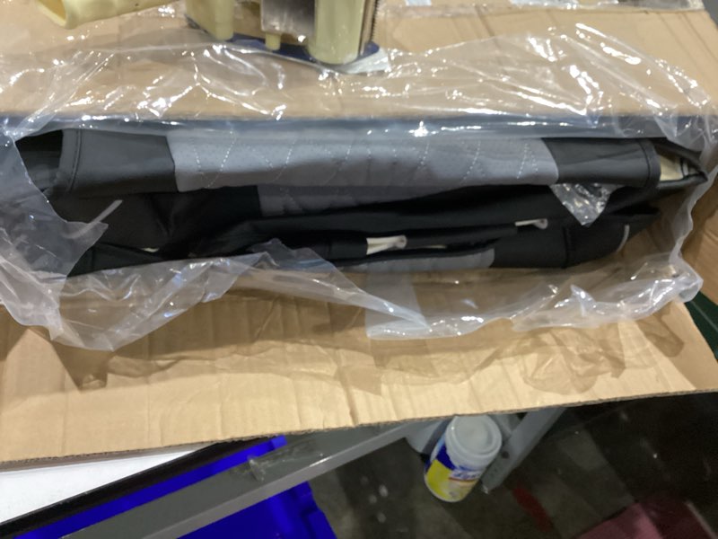 Condition photo showing Good Condition for Seat Covers for Toyota Tundra 2014 2015 2016 2017 2018 2019 2020 2021 Custom Fit Full Set, Waterproof & Durable Leather Seat Covers for Car - Black and gry  (Only for CrewMax Cab) 2014-2021 Full Set BlackRedLine