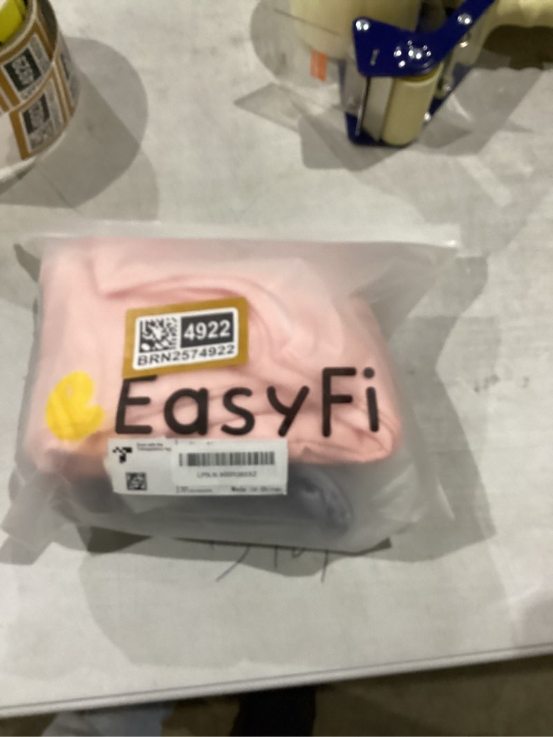 Condition photo showing New/Like New for Rayon Made From Bamboo Sleep Sack Soft Toddler Sleep Sack with Feet 2-Way Zipper Unisex Baby Sleeping Bag with Legs S(6-12M) 1.0 Tog Pink & Gray