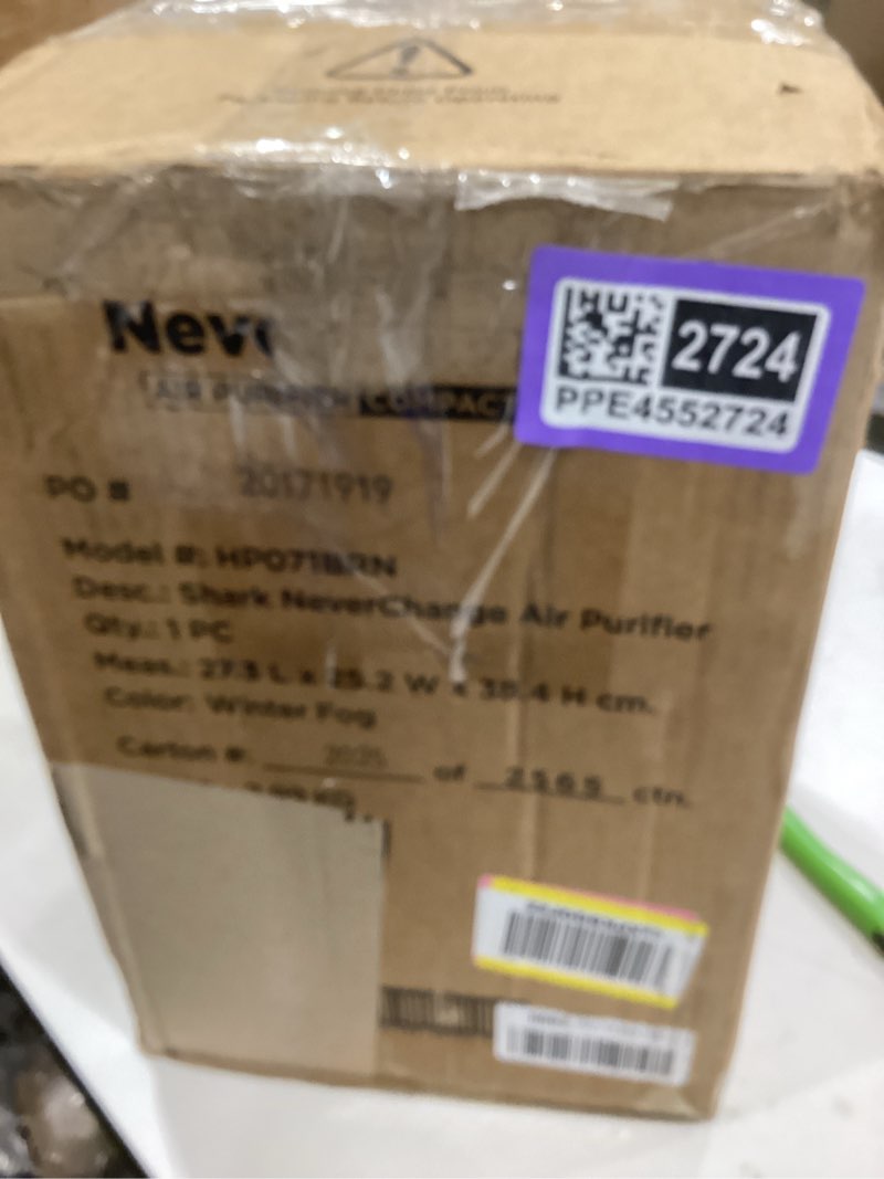 Condition photo showing As Is for Shark air purifier