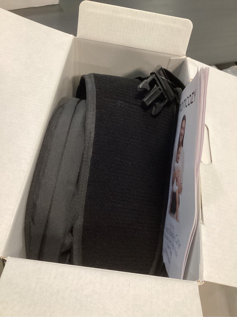 Condition photo showing Good Condition for Momcozy Hip Seat Baby Carrier - Adjustable Waistband with Original 3D Belly Protector, Ergonomic Carrier with Various Pockets for Newborns & Toddlers up to 45lbs (Black, Medium) Black Medium