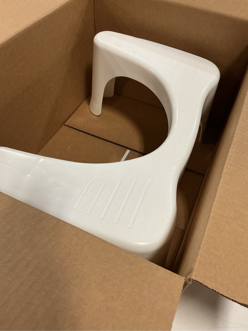 Condition photo showing Good Condition for Squatty Potty Simple Curve Toilet Stool. White