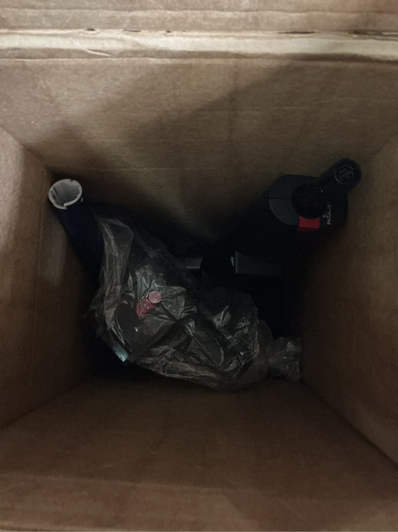 Condition photo showing As Is for dyson washg1 wet cleaner (matte black/ultra blue)