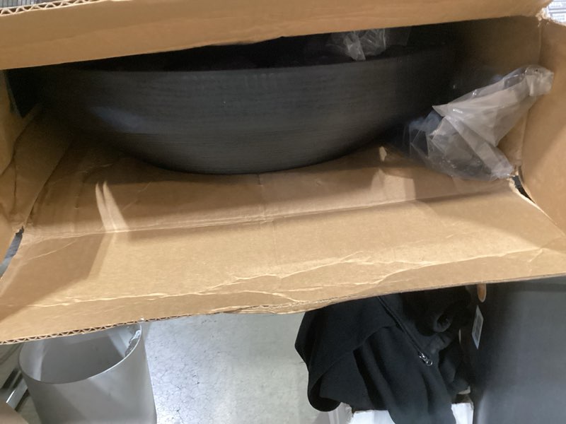 Condition photo showing As Is for easyflex 2.5" tall wall no-dig landscape edging kit - 100 foot, black tall wall black 100 foot