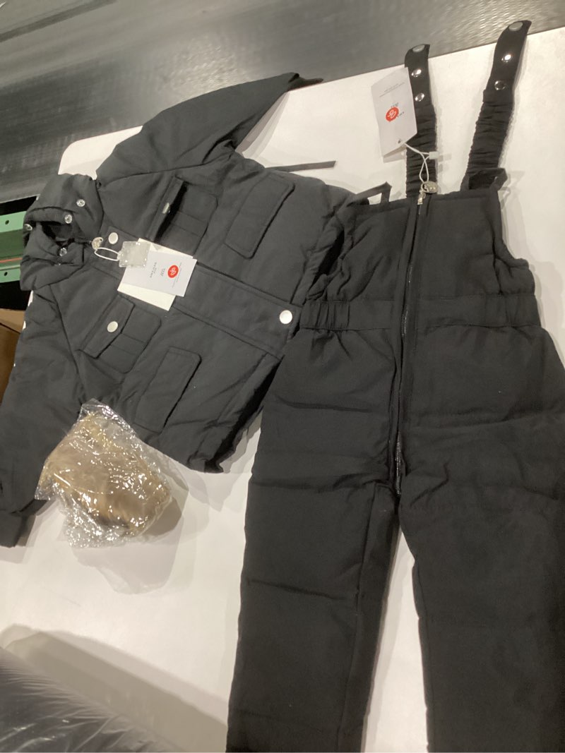 Condition photo showing Good Condition for Mokitoni Toddler Boys Snowsuit Girls Snow Pant And Jacket bib Winter Kids Clothes Coat