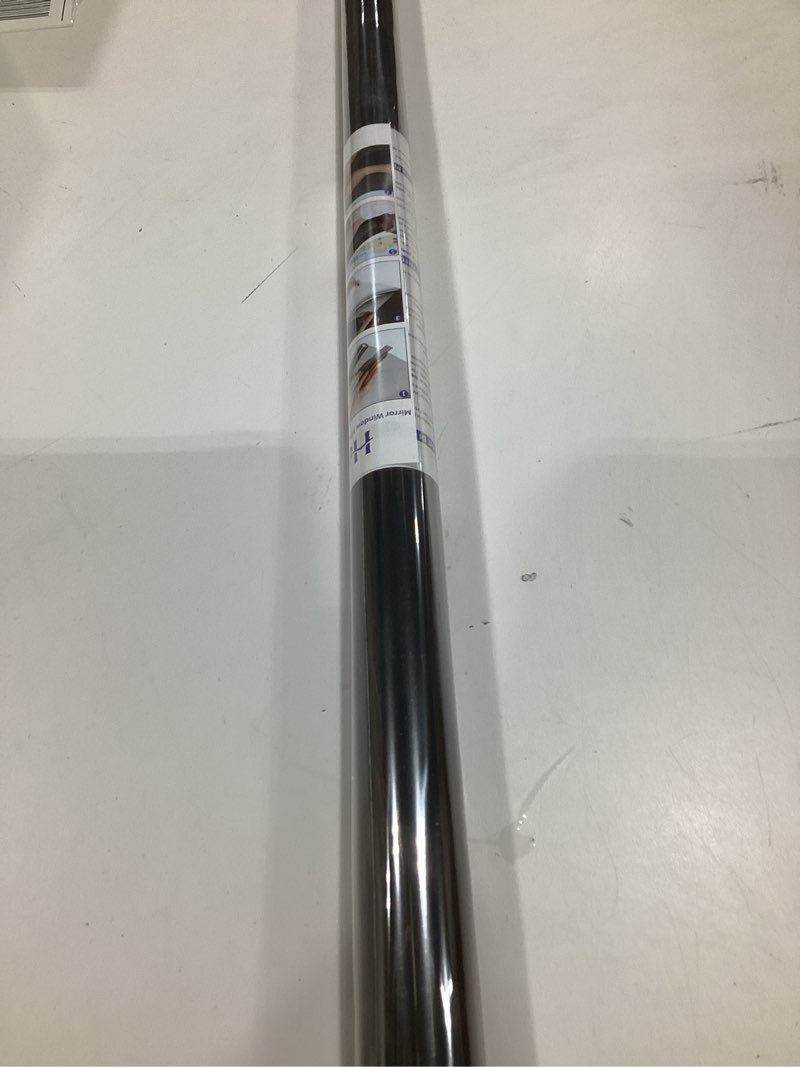 Condition photo showing Good Condition for haton window privacy film one way window tint for home, sun uv blocking heat control reflective mirror tinting film see out not in office door coverings, black 29.5" x 78.7"