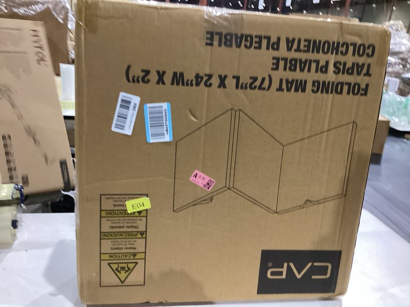 Condition photo showing New/Like New for CAP Barbell All Purpose Folding Anti Tear Exercise Training Aerobic Fitness Gym & Gymnastics Balance Mat | Multiple colors 6' x 2' x 2.0" Thick Pink