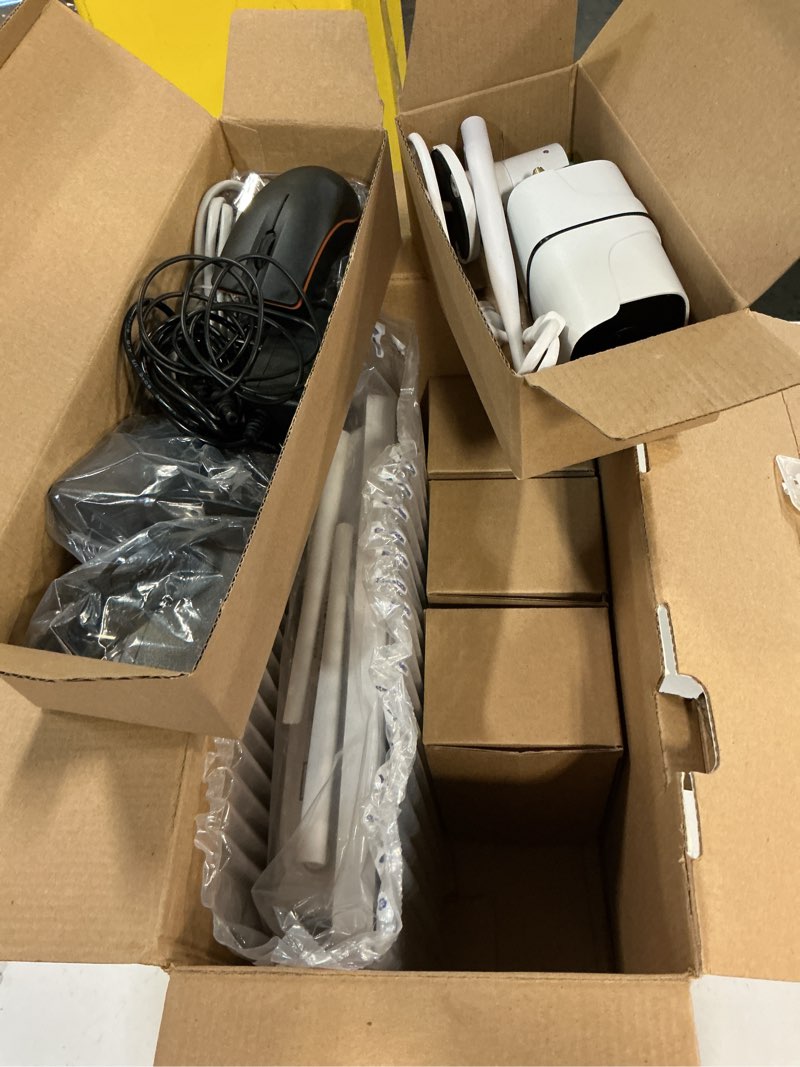 Condition photo showing Good Condition for wireless security camera system with 12" monitor &500gb hdd, 8ch nvr security camera system wireless outdoor with 4pcs wifi cameras, night vision 24/7 recording 500gb hdd+4cam+12" monitor