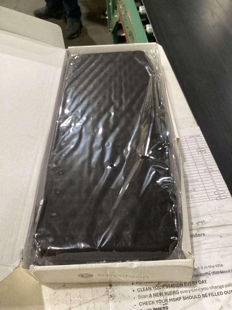 Condition photo showing New/Like New for keychron carrying case for k3 / k3 pro / k3 max / s1 – black eva hard shell canvas bag with comfortable handle for travel & storage