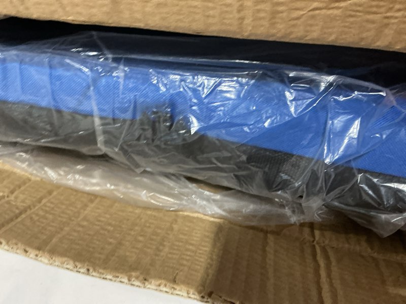 Condition photo showing As Is for Extra Wide Stadium Seats with Back Support, Exclusive Bleacher Chairs with Back and Cushion Folding Stadium Chairs, 6 Reclining Positions Waterproof Bleacher Seats (Extra Wide|25" Blue) Extra Wide|25" Blue 1