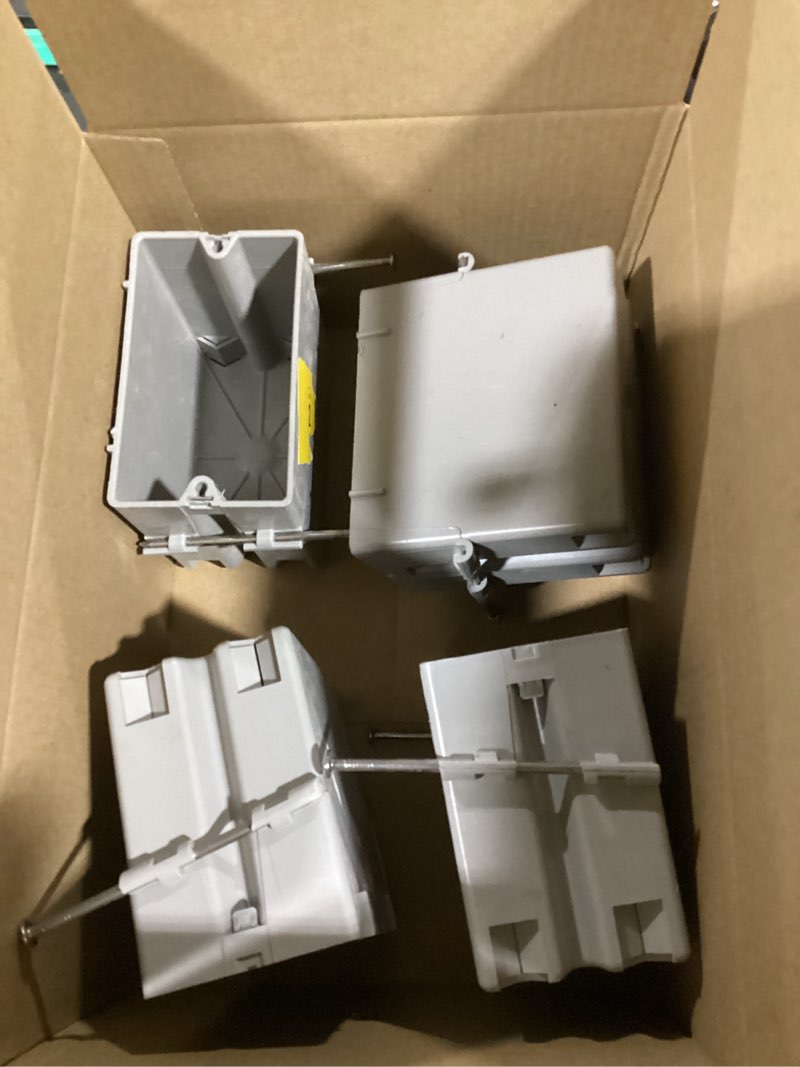 Condition photo showing Good Condition for switch & outlet box (qty 4)