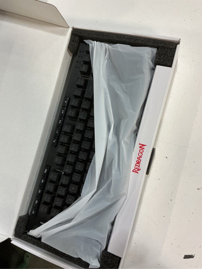 Condition photo showing Good Condition for redragon k517 pro wireless gaming keyboard, rgb backlit, tri-mode bt/2.4ghz/usb-c, mechanical feel 94 keys computer keyboard with 4 macro keys, number pad, 4000mah battery for win/mac black