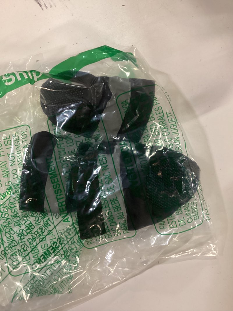 Condition photo showing Good Condition for YAODHAOD Dog Shoes for Small Dogs, Puppy Dog Boots & Paw Protector for Winter Snowy Days, Anti-Slip Sole Dog Booties for Indoor Hardwood Floor 4PCS (Black, Size: 4) Black size 4: 1.76"x1.37"(L*W)