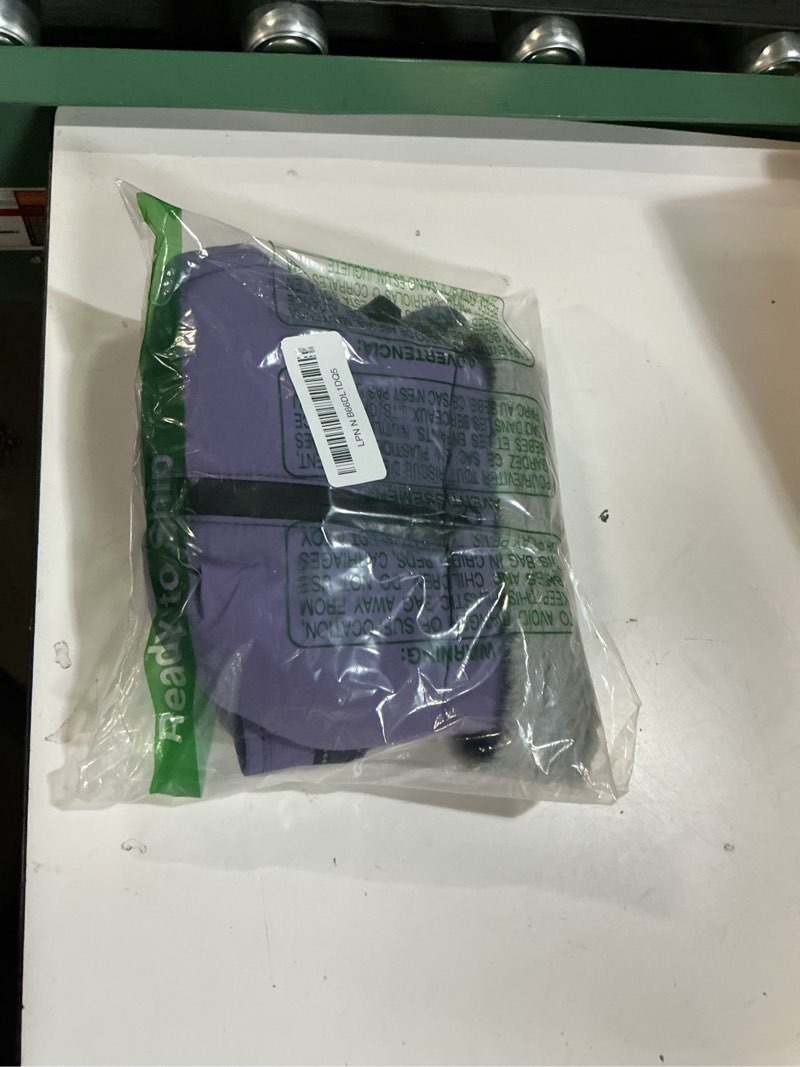 Condition photo showing Good Condition for petdsh dog coat small, windproof dog jacket with warm fleece lining, thickened collar dogs winter coat, adjustable reflective pet coats for cold weather (purple, small) purple small