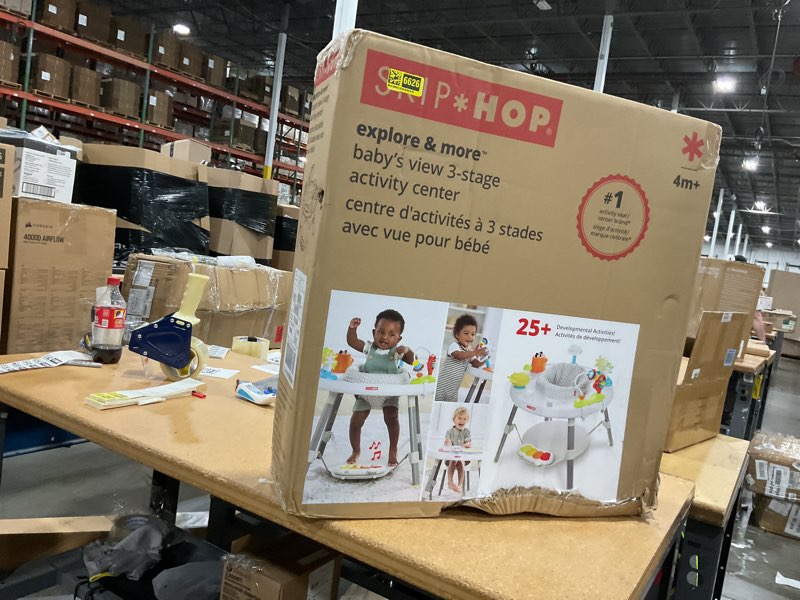 Condition photo showing New/Like New for skip hop baby activity center: interactive play center with 3-stage grow-with-me functionality, 4mo+, explore & more explore & more activity center