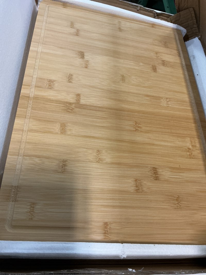 Condition photo showing Good Condition for extra large foldable stovetop cover cutting board – double-sided 29" x 21" collapsible charcuterie noodle board – xl prep deck & sink cover for more counter space
