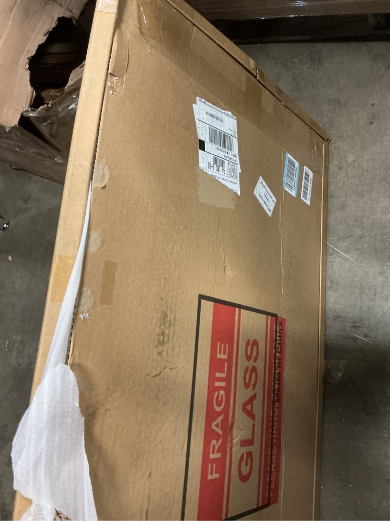 Condition photo showing New/Like New for similar sunniry brown mirror full length, floor length mirror with aluminum metal frame, standing mirrors for bedroom, livingroom, bathroom, hallway, cloakroom, wedding. (56x16 inch, gold) 56\"l x 16\"w gold