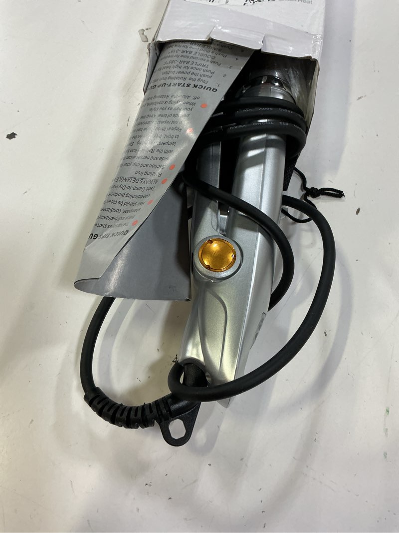 Condition photo showing Good Condition for hair straightener and curler 2 in 1 for hair styling, auto-off function, with 3 adjustable levels, rotating roller curling wand