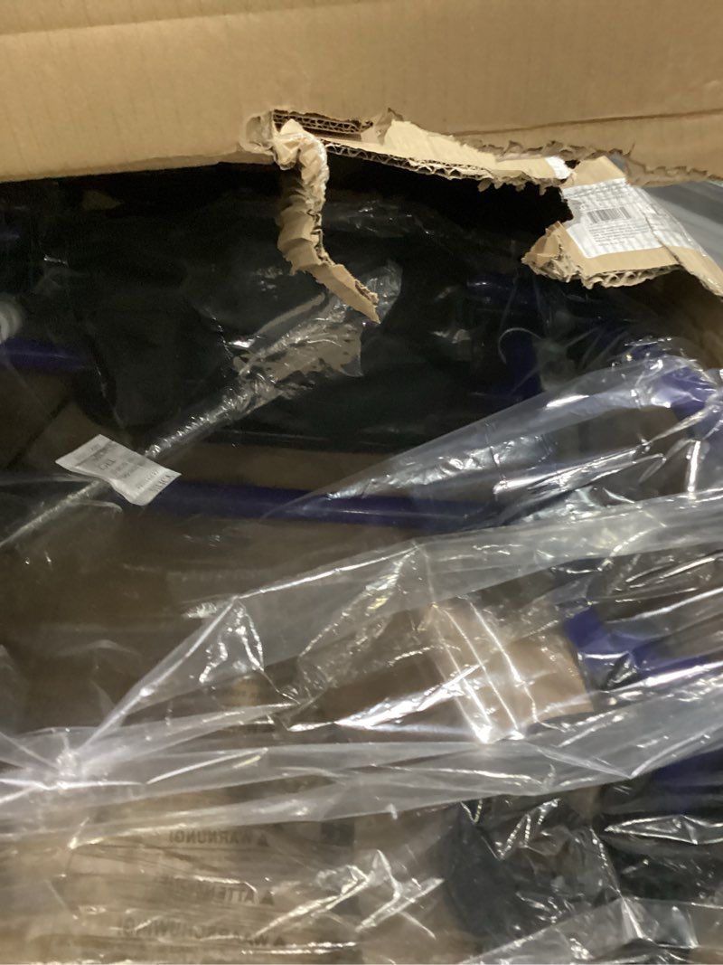 Condition photo showing New/Like New for Rollator,Steel,4 Wheel,Blue,1/ea