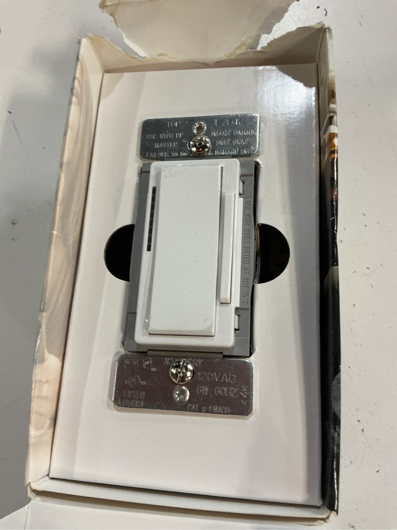 Condition photo showing Good Condition for eaton wi-fi smart single-pole/3-way led decorator companion dimmer, white/light almond/ivory