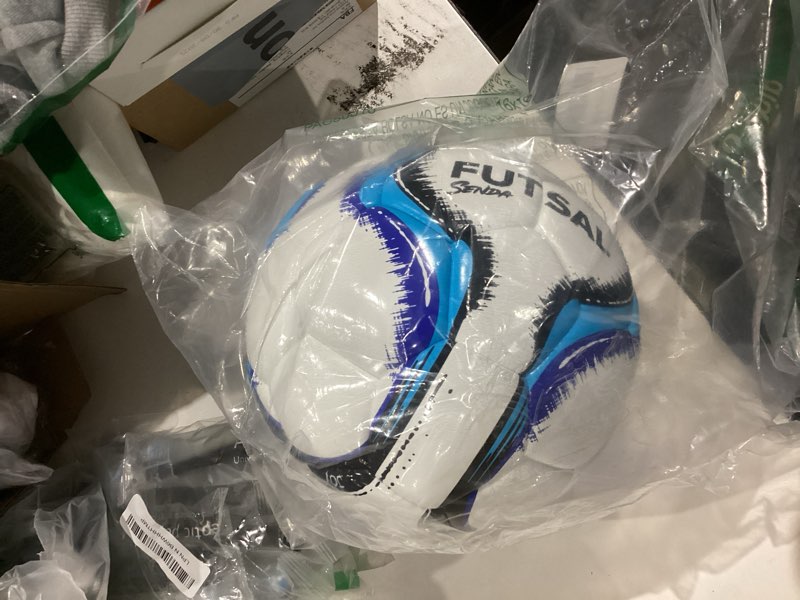 Condition photo showing New/Like New for SENDA Rio Match Futsal Ball, Fair Trade Certified Blue/Black 3 Futsal Balls