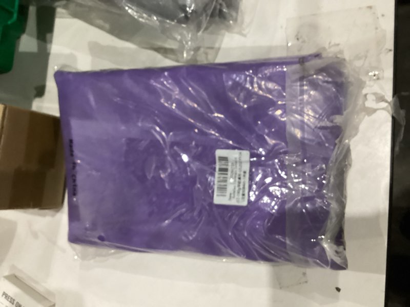 Condition photo showing New/Like New for Softalker Rectangle Tablecloth, Waterproof & Stain Resistant Table Cloths Wrinkle Free Fabric Washable 210GSM Polyester Table Cover for Spring/Party/Outdoor - 60 x 84 inch,Purple Purple 60" x 84" (Rectangular)