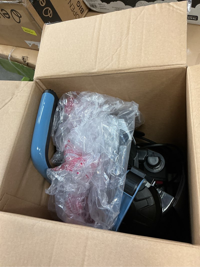 Condition photo showing As Is for mainstays lightweight bagless upright vacuum cleaner with brush and crevice tool
