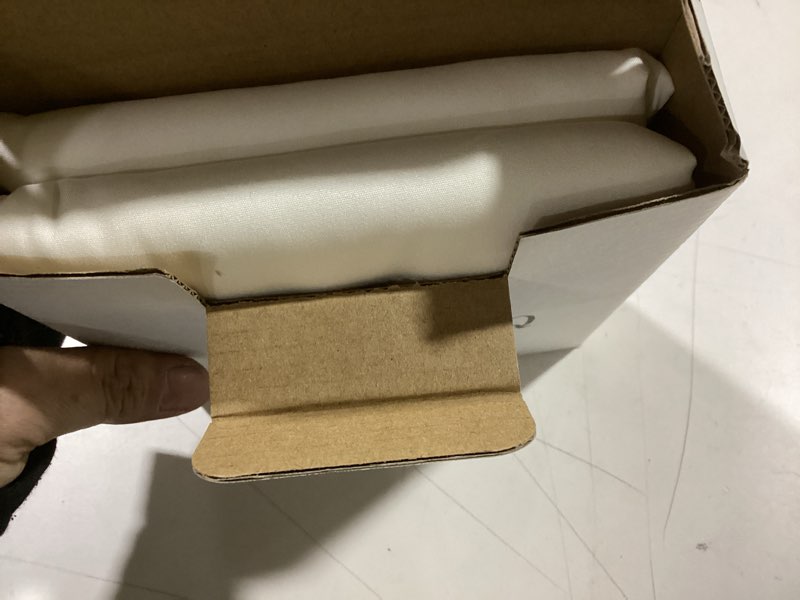 Condition photo showing As Is for Handmade Embroidered Cushion, Unique Stitch Pattern, Reproduction Sharkskin Fabric Lined,Soft Throw Pillow for Home Decor16 x 16" Black Set of 2 Black 16" x 16" (Pack of 2)