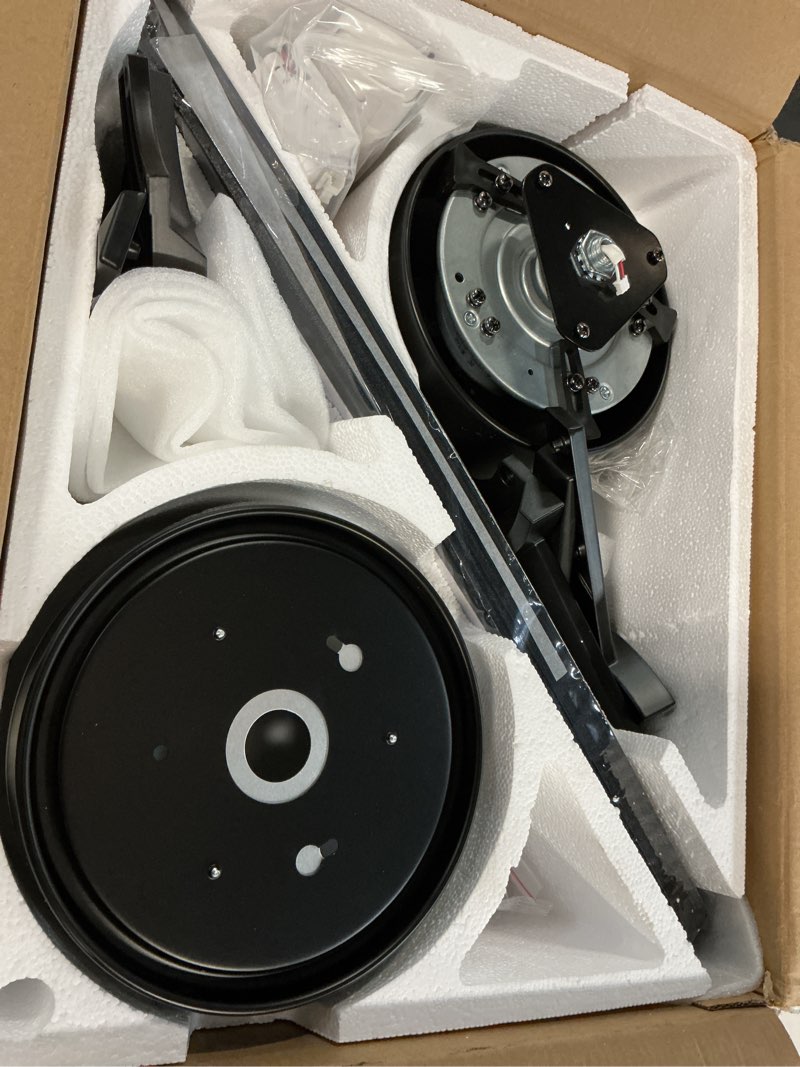 Condition photo showing Good Condition for ohniyou ceiling fans with lights, 52'' low profile ceiling fan with light and remote/app control, modern flush mount ceiling fan for indoor bedroom living room, dimmable, qiuet dc motor, black