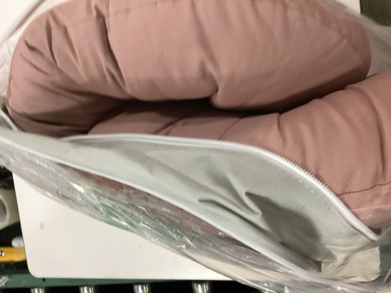 Condition photo showing Good Condition for infant support cushion - baby support cushion for newborn, 0-24 months, breathable cotton tummy time mat, supervised use, portable newborn essentials for home and travel, dustypink (cover included)