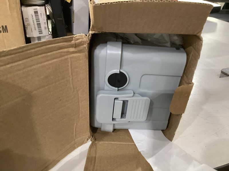 Condition photo showing Good Condition for hrensaw medium outdoor electrical box(10.6x5.5x4.5inch),weatherproof connection box w/6 cable entry,ip54 waterproof extension cord cover protect power strip,timer,plug,holiday lights,grey medium grey