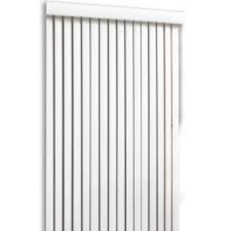 project source room darkening vertical 3.5-in slat width 78-in x 84-in cordless white